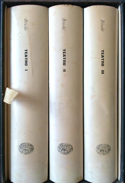 Teatro 3 voll. - Bertolt Brecht - copertina