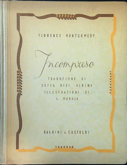 Incompreso - Florence Montgomery - copertina