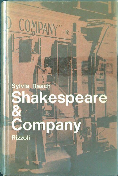 Shakespeare and Company - Sylvia Beach - copertina