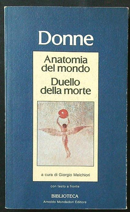 Anatomia del mondo - Duello della morte - John Donne - copertina