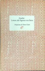 Lettere alla signora Von Stein