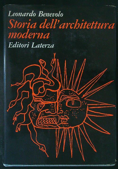 Storia dell'architettura moderna - Leonardo Benevolo - copertina