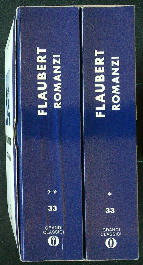 Romanzi 2 voll. - Gustave Flaubert - copertina
