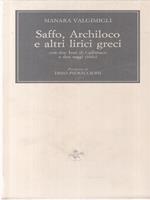 Saffo Archiloco e altri lirici greci