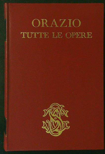 Tutte le opere - Orazio - copertina