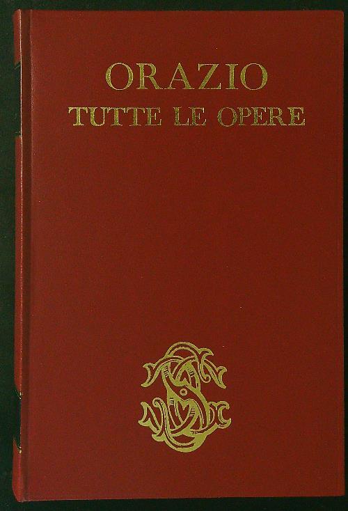 Tutte le opere - Orazio - copertina