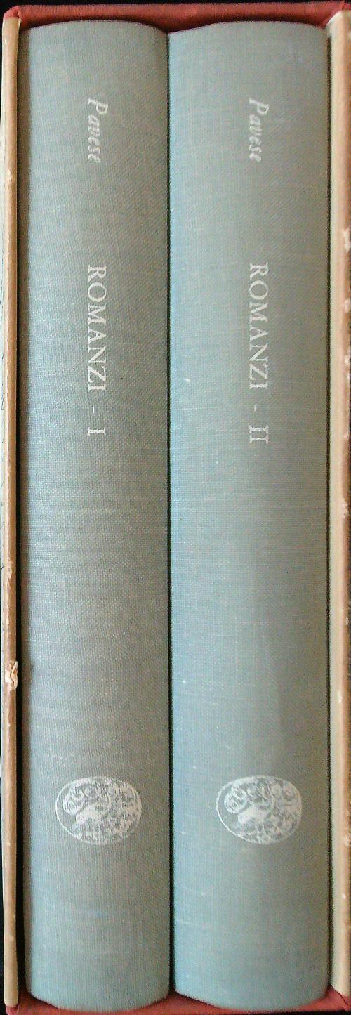Romanzi 2 voll. - Cesare Pavese - copertina