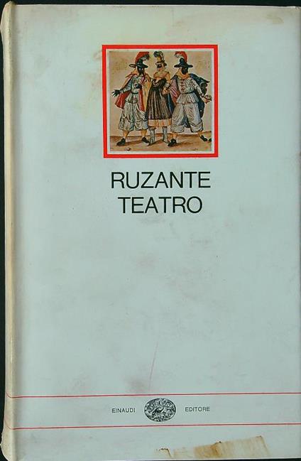 Teatro - Ruzante - copertina