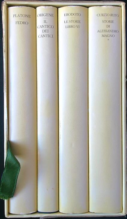 Scrittori greci e latini 4 volumi - Erodoto - copertina