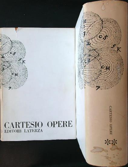 Opere 2 volumi - Cartesio - copertina