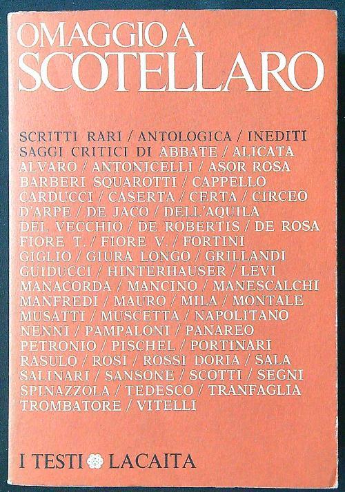 Omaggio a Scotellaro - Leonardo Mancino - copertina