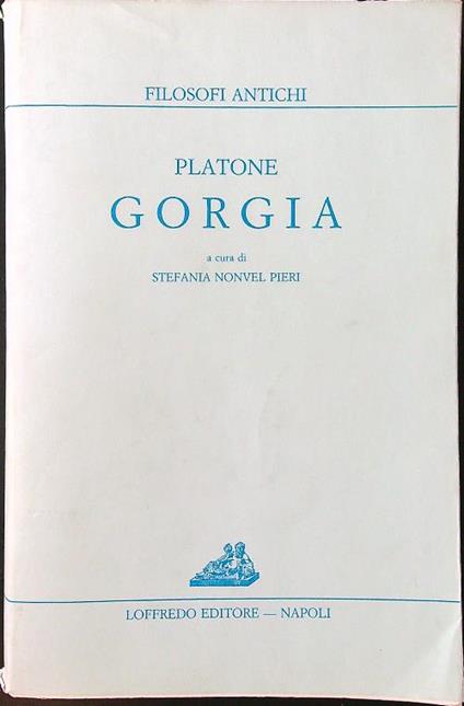 Gorgia - Platone - copertina