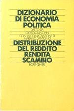 Distribuzione del reddito - Rendita - Scambio