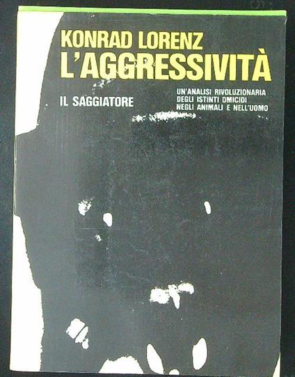 L' aggressività - Konrad Lorenz - copertina