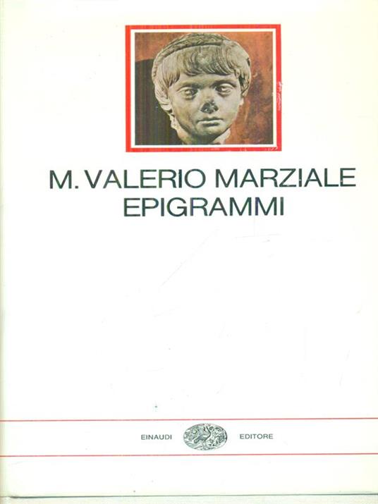 Epigrammi - M.Valerio Marziale - copertina