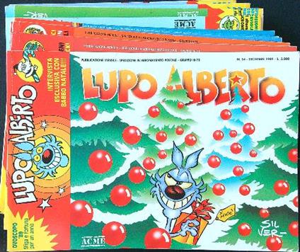 Lupo Alberto 1989 raccolta 12 numeri - Silver - copertina