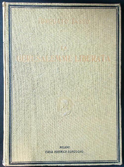 La Gerusalemme liberata - Torquato Tasso - copertina