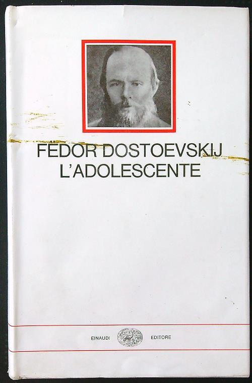L' adolescente - Fedor Dostoevskij - copertina