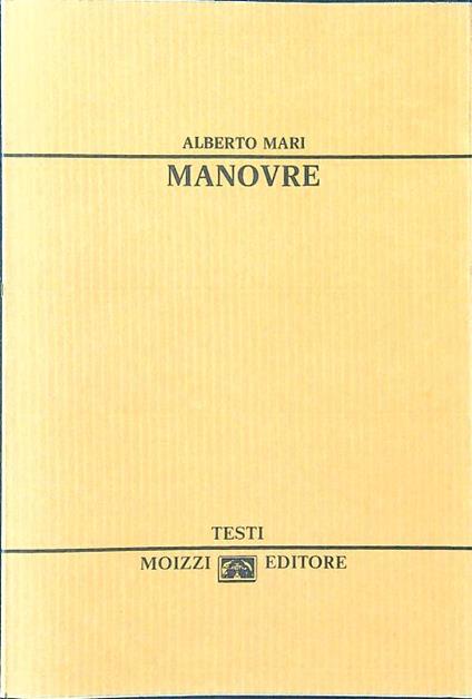 Manovre - Alberto Mari - copertina