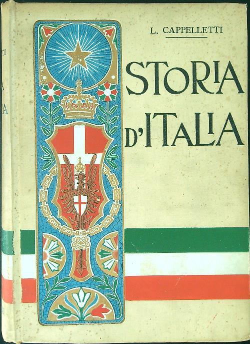 Storia d'Italia 2 volumi in un tomo - L. Cappelletti - copertina