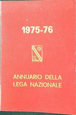 1975-76 Annuario della lega nazionale