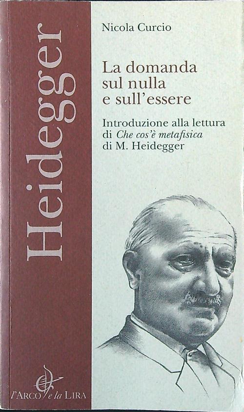 La domanda sul nulla e sull'essere - Nicola Curcio - copertina