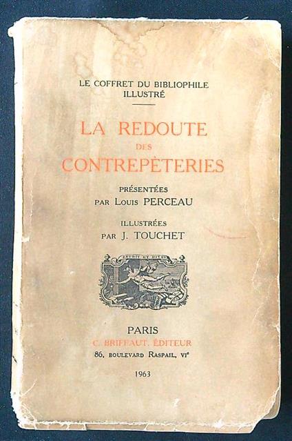 La redoute des contrepeteries - Perceau - copertina