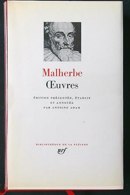 Oeuvres - Malherbe - copertina