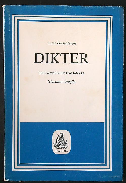 Dikter - Poesie nella versione italiana di Giacomo Oreglia - Lars Gustafsson - copertina