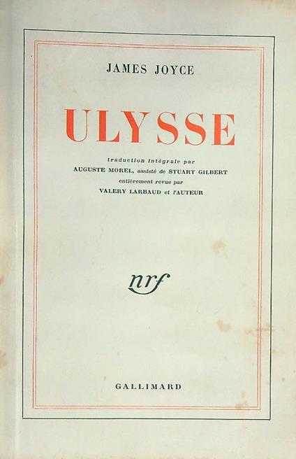 Ulysse - James Joyce - copertina