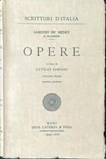 Lorenzo dè Medici opere vol. I