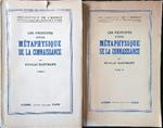 Les principes d'une metaphysique de la connaissance 2 tomes