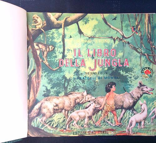 Il libro della jungla raccolta  da n. 1/1951 a n. 14/1952 - Rudyard Kipling - copertina