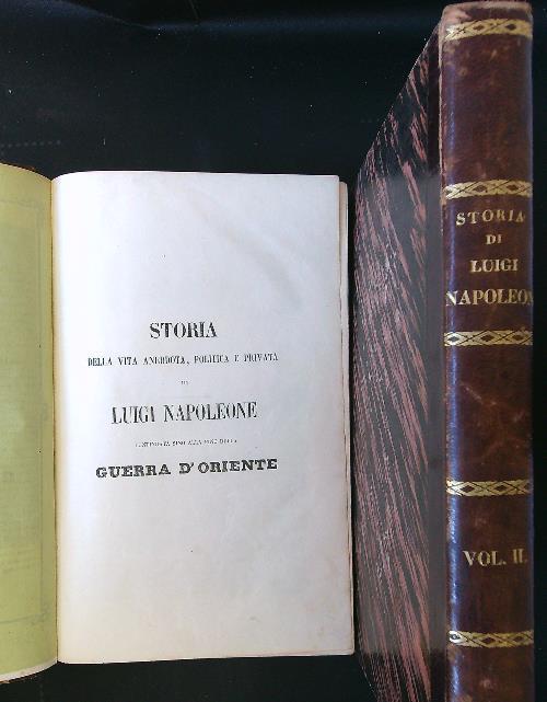 Storia di Luigi Napoleone 2 voll. - copertina