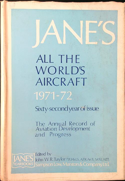 Janès all the world's aircraft 1971-72 - John Taylor - copertina