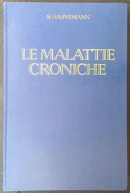 Le  malattie croniche - S. Hahnemann - copertina