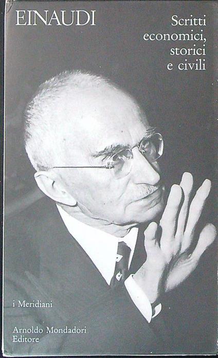 Scritti economici, storici e civili - Einaudi - copertina