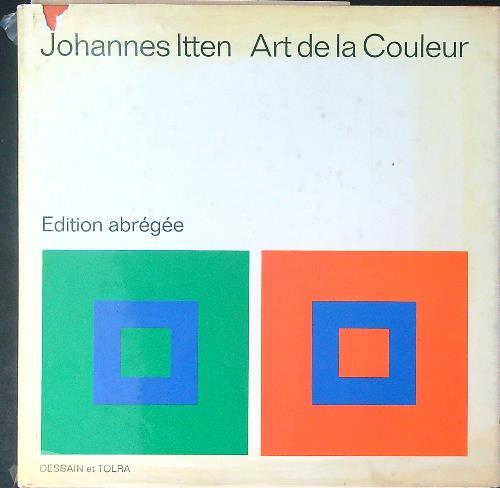 Art de la couleur - Johannes Itten - copertina
