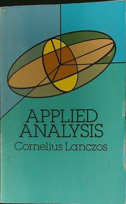 Applied analysis - Cornelius Lanczos - copertina