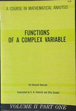 Functions of a complex variable Vol II Part one