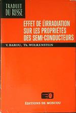 Effet de l'irradiation sur les proprietes des semi-conducteurs