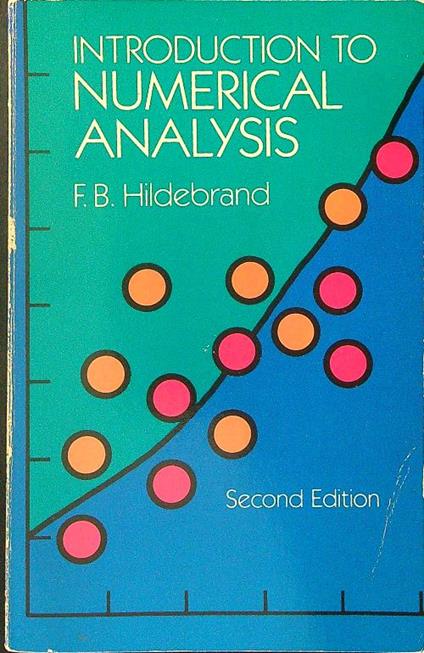 Introduction to numerical analysis - F. B. Hildebrand - copertina