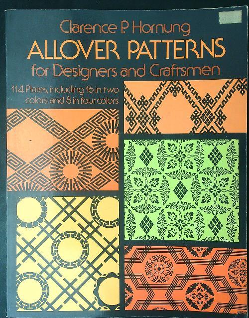 Allover patterns - Clarence P. Hornung - copertina