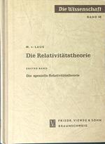 Die  relativitatstheorie I