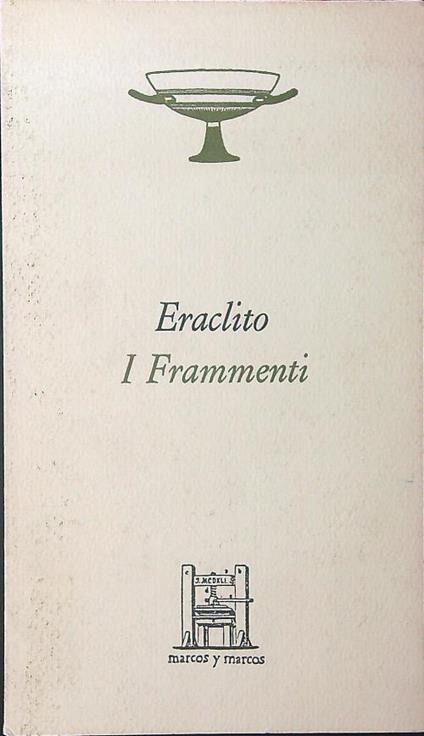 I  frammenti - Eraclito - copertina