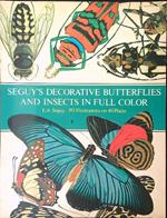 Seguy's decorative butterflies and insects in full color