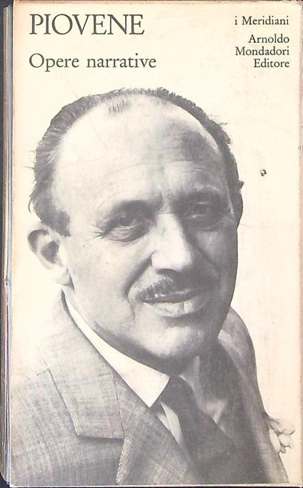 Opere narrative - Guido Piovene - copertina