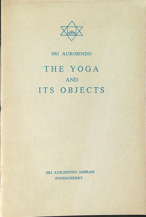 The  yoga and its Objects - copertina