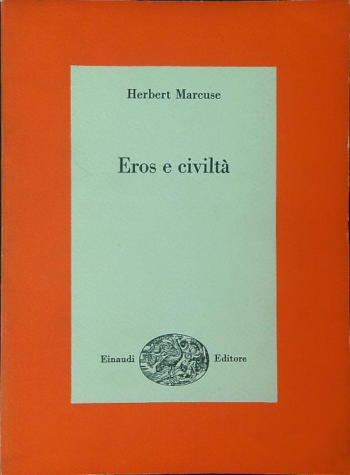 Eros e civiltà - Herbert Marcuse - copertina