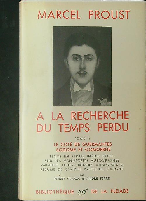 A la recherche du temps perdu II - Marcel Proust - copertina